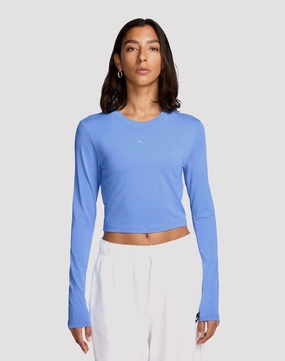 Nike Sportswear Slim Long-Sleeve Crop Shirt Fashion catalog Fashion advice