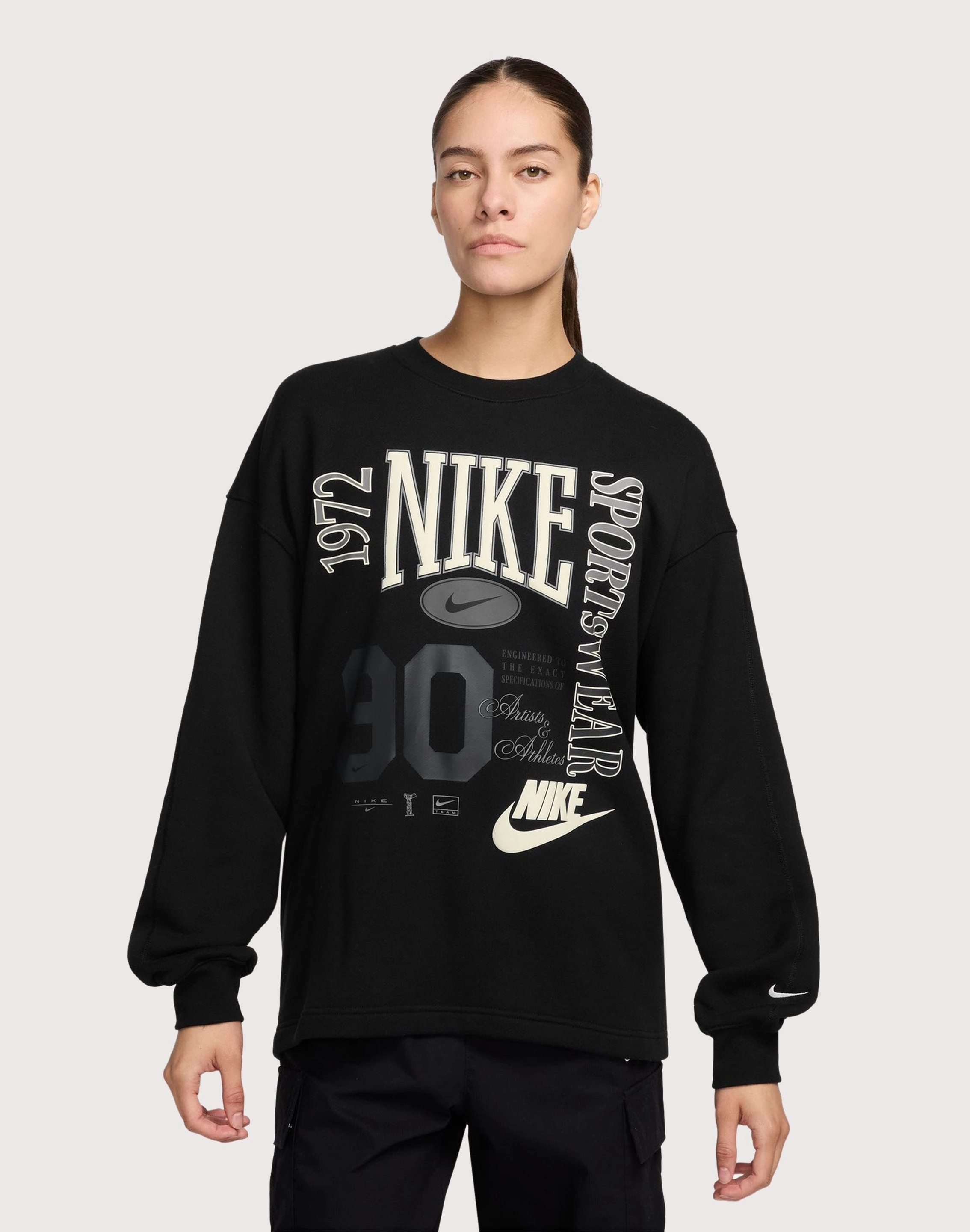 Nike Sportswear Street Fleece Crewneck Sweatshirt Fashion care (washing, ironing, etc.) Denim products