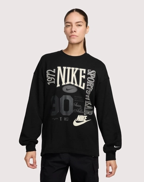 Nike Sportswear Street Fleece Crewneck Sweatshirt Fashion storage (wardrobes, hangers, etc.) Hip - hop fashion
