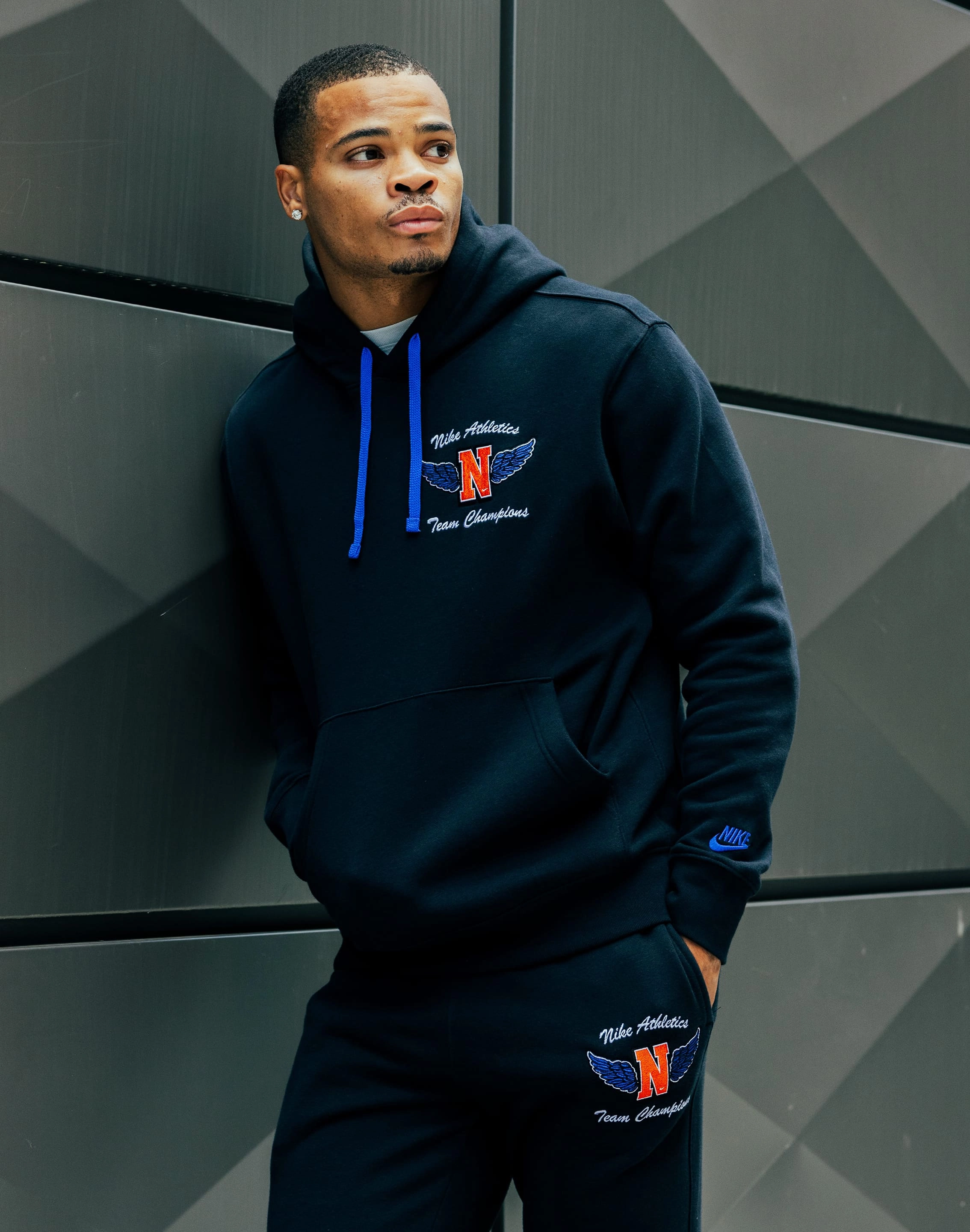 Nike Swoosh High Club Fleece Pullover Hoodie Upcycled fashion Fashion boutiques