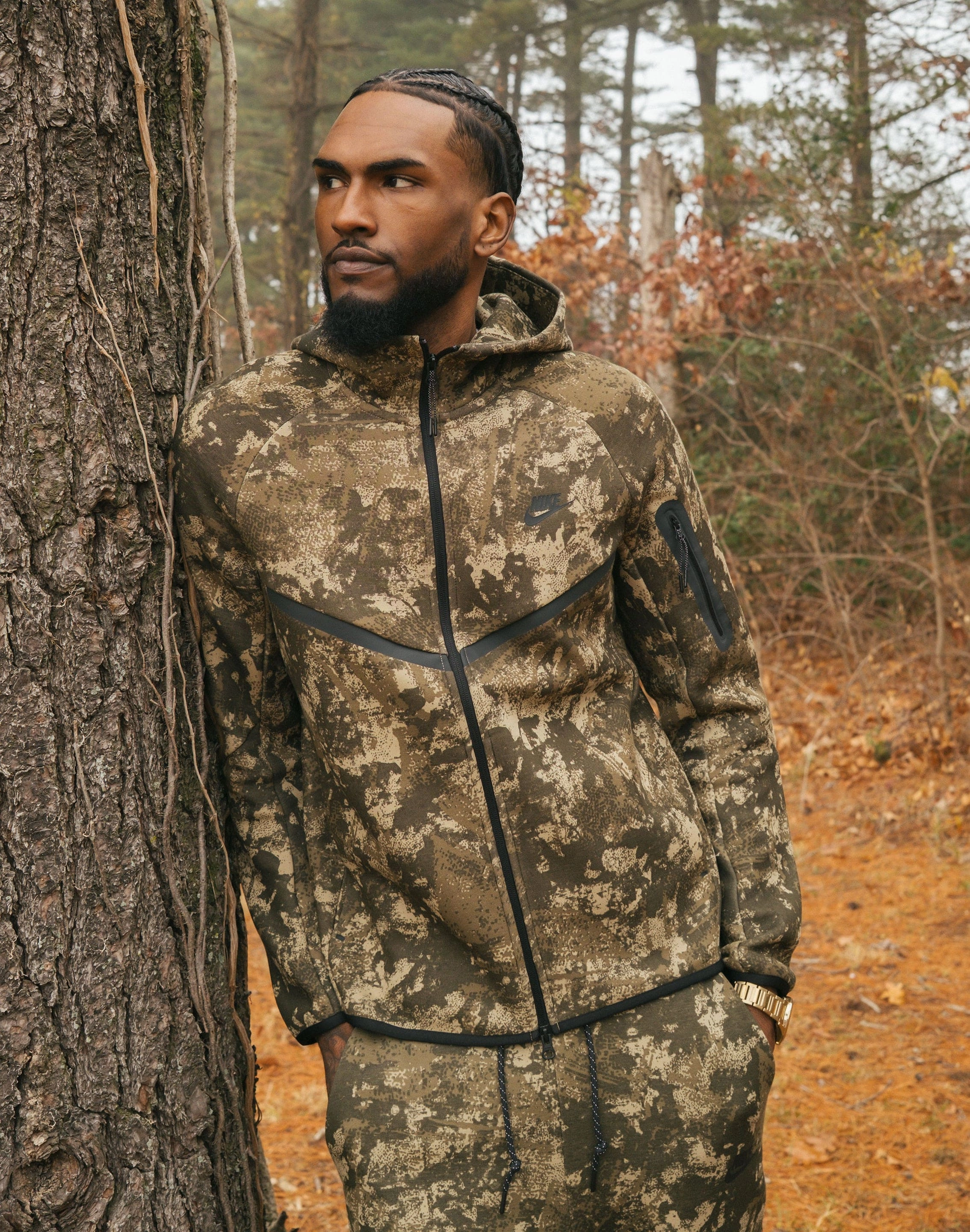 Nike Tech Fleece Windrunner Full-Zip Hoodie Silk - fabric fashion Affordable fashion