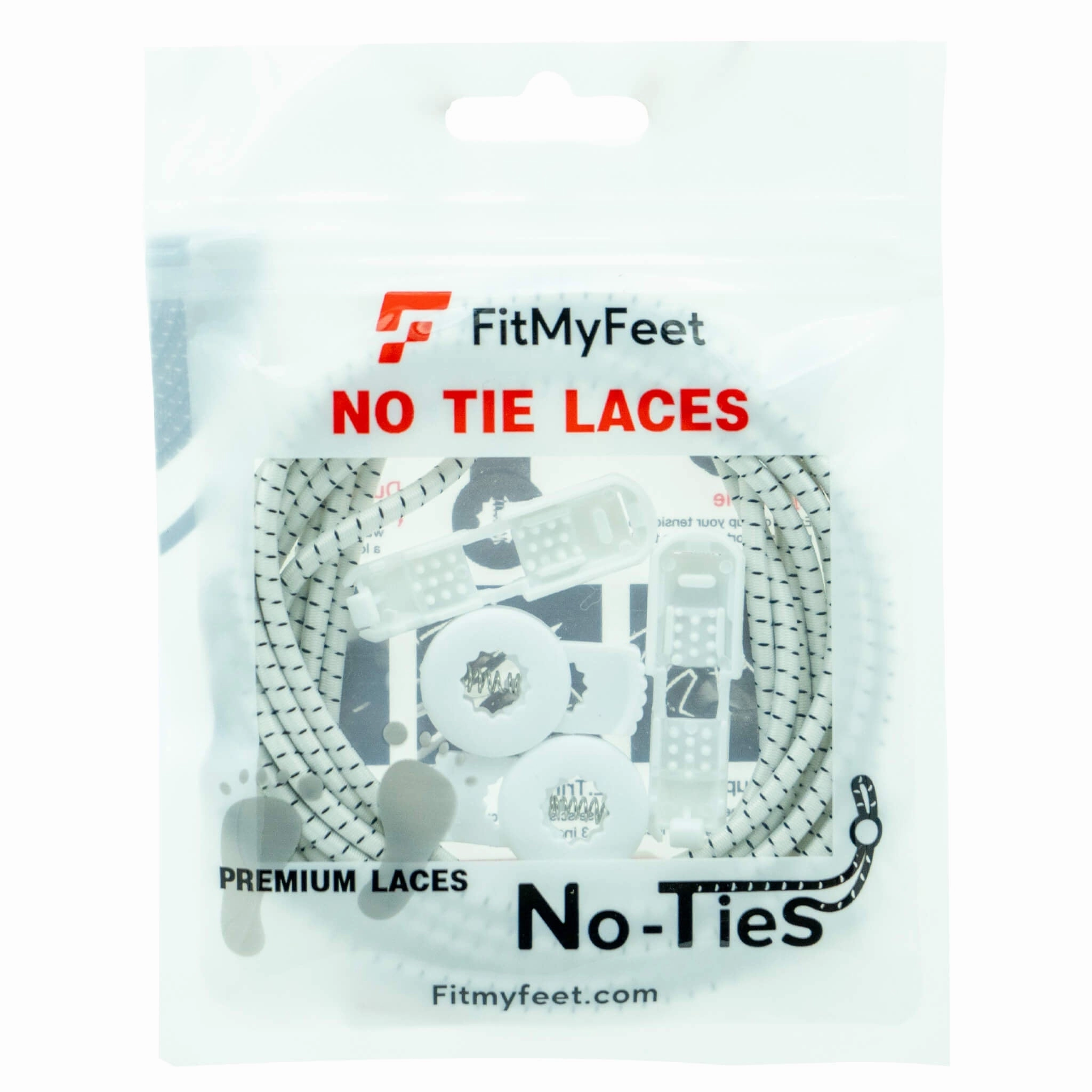 No-Ties - White/Black