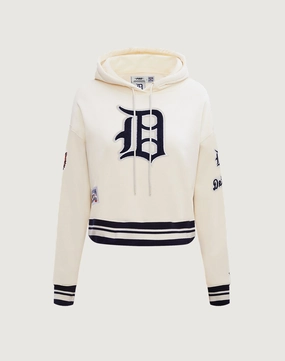 Online fashion shopping Pro Standard Detroit Tigers Retro Classic Rib Cropped Hoodie Fashion archives
