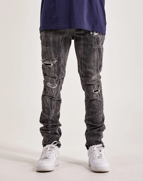 Online fashion shopping Smoke Rise Rip & Repair Basic Slim Denim Fashion swaps