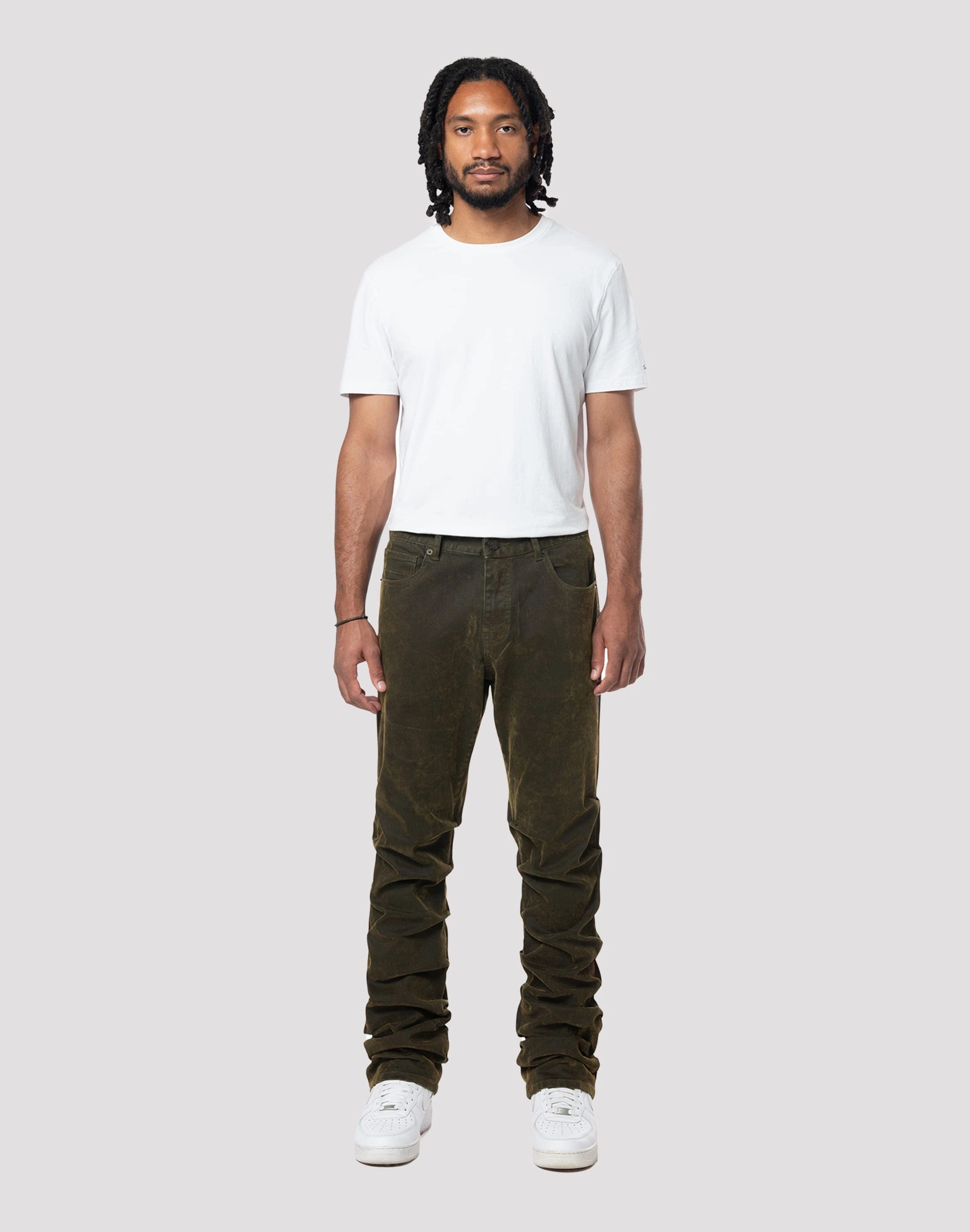Organic fashion products Grindhouse Merino Flocked Slim Fit Jeans Preppy style items