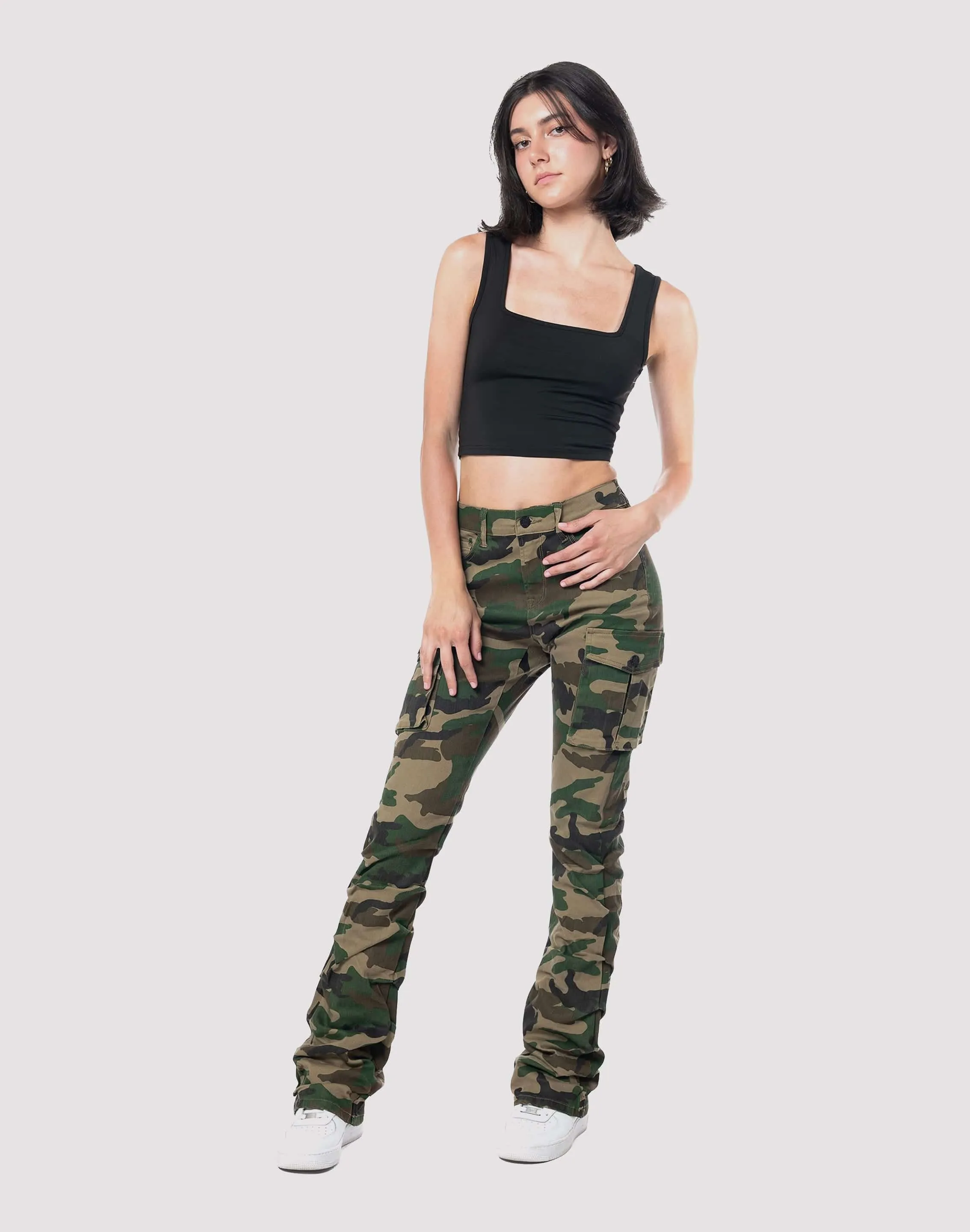 Outerwear options Grindhouse Twill Wood Camo Pants Linen - crafted fashion
