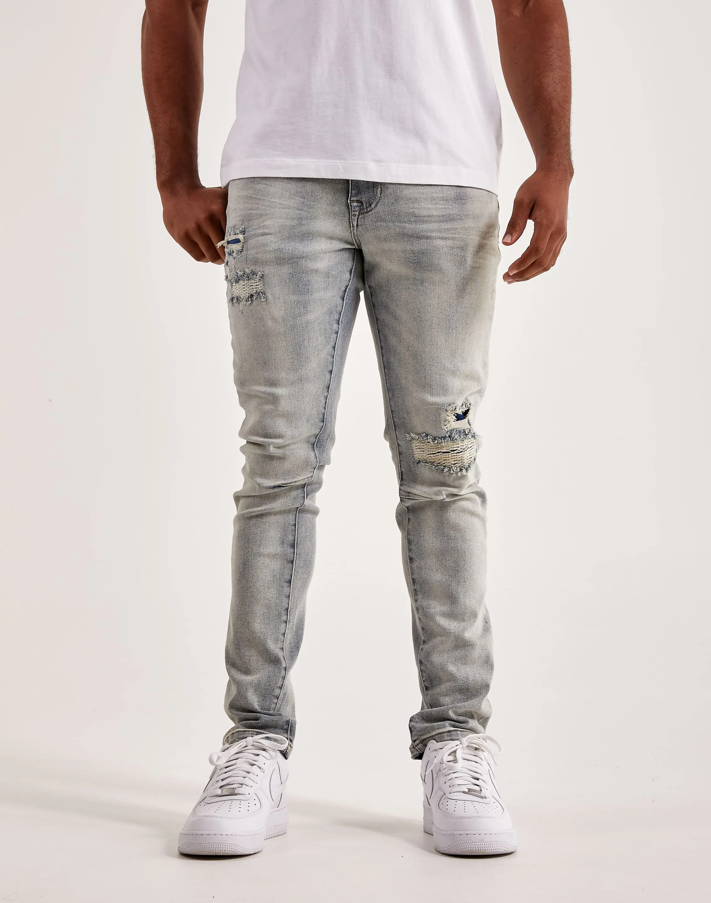 Outerwear options Smoke Rise Vintage Wash Jeans Nylon - included fashion