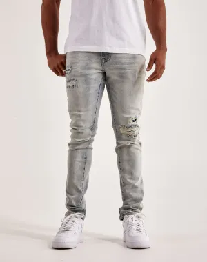 Outerwear options Smoke Rise Vintage Wash Jeans Nylon - included fashion