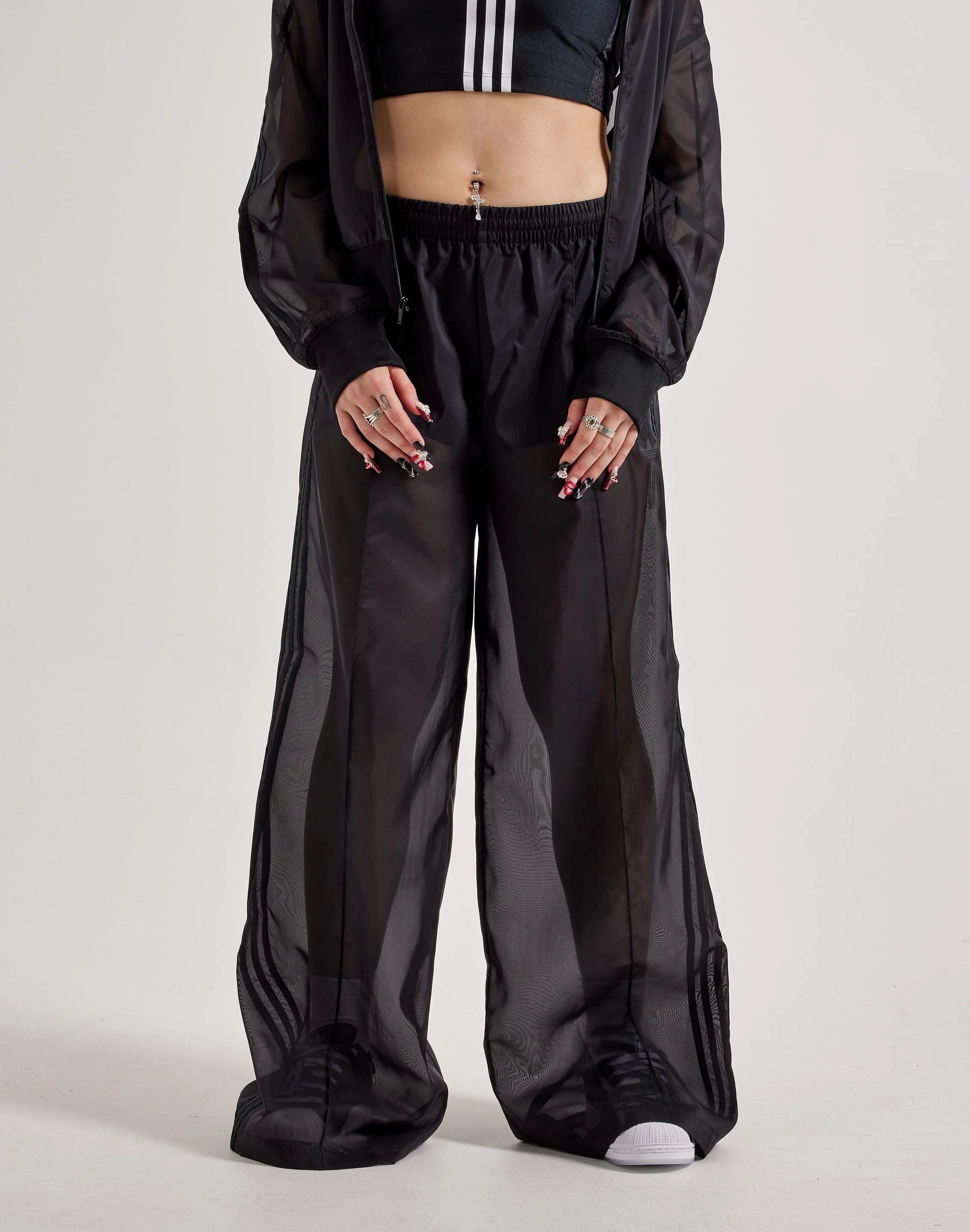Party wear Adidas Adicolor Sheer Track Pants Fashion must - haves