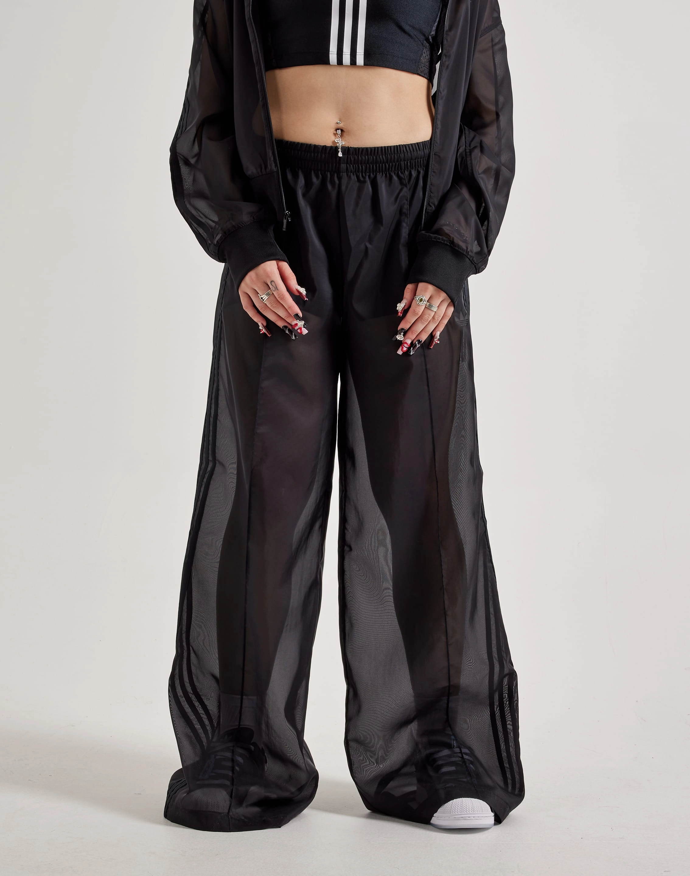 Fashion influencers' recommendations Adidas Adicolor Sheer Track Pants Clothing prices