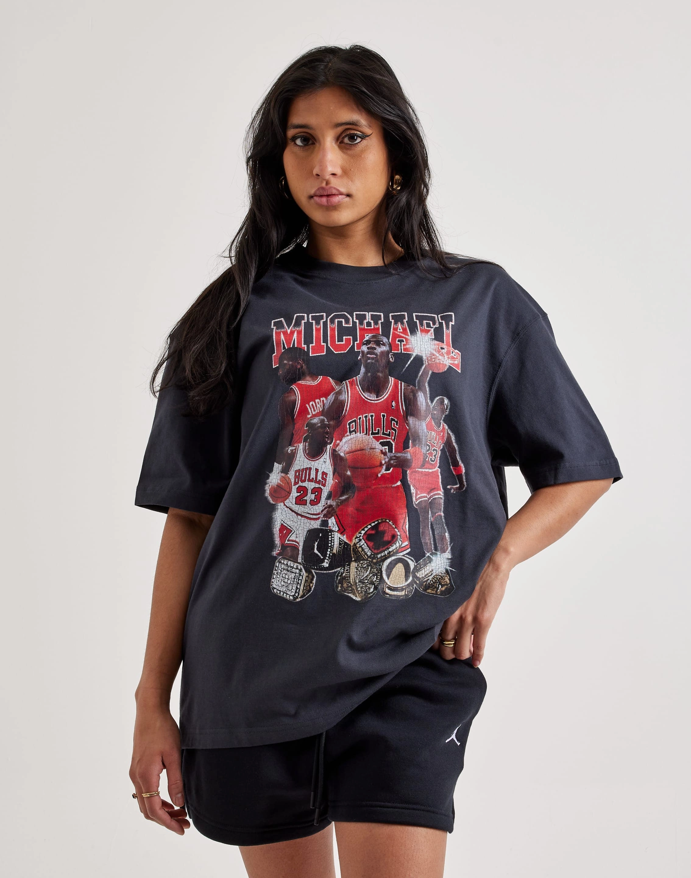 Party wear Jordan Oversized Graphic Tee Fashion swaps