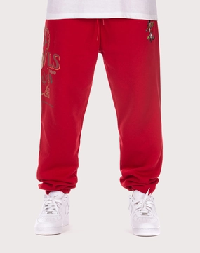 Patterned fashion (floral, stripes, etc.) Akoo Sugar Hill Chili Pepper Sweatpants Runway fashion