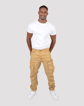 Patterned fashion (floral, stripes, etc.) Grindhouse Twill Front Cargo Log Zip Rust Pants Luxury fashion items