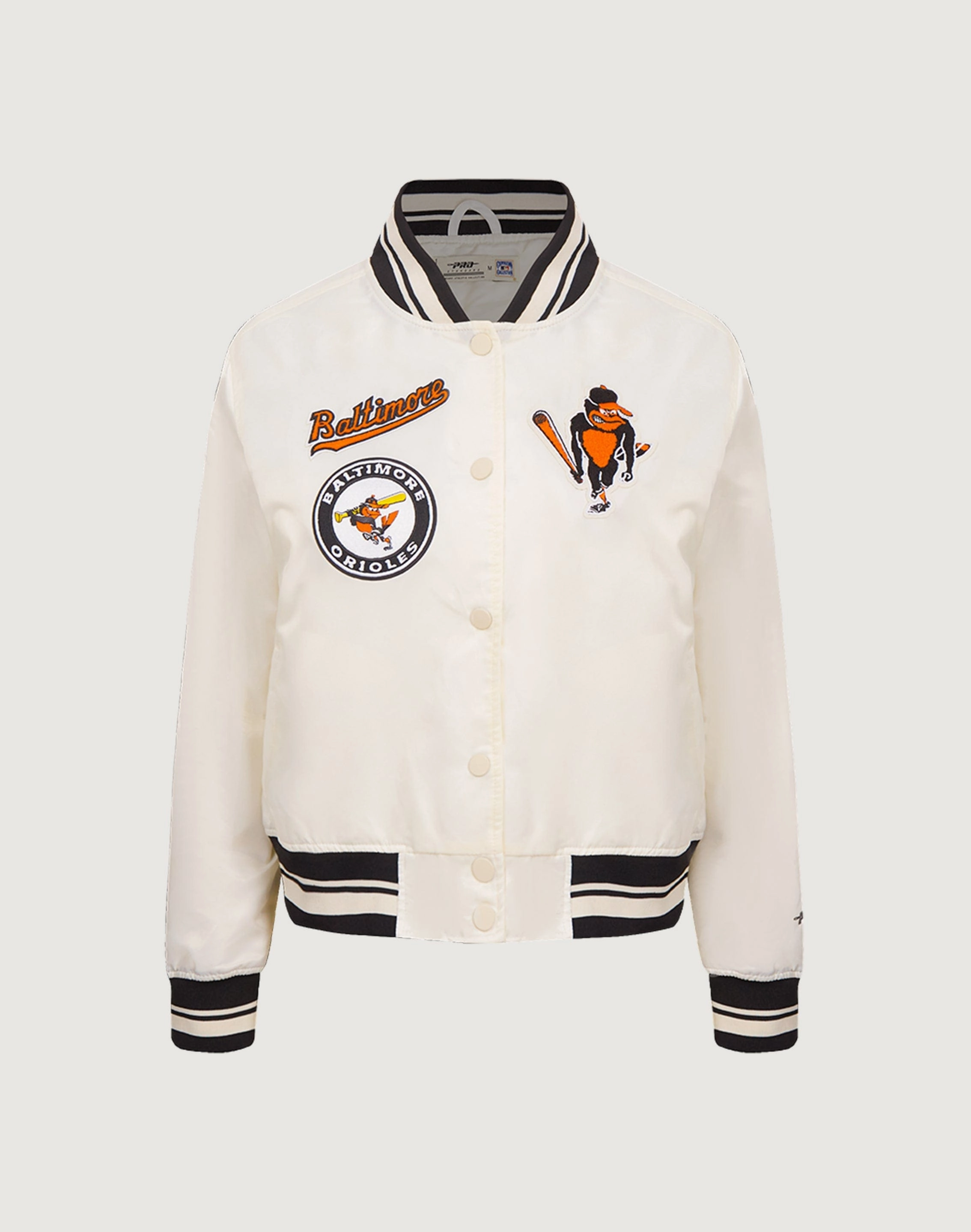 Patterned fashion (floral, stripes, etc.) Pro Standard Baltimore Orioles Retro Classic Rib Satin Jacket Fashion subscription services