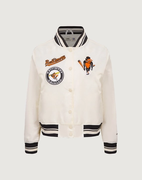 Patterned fashion (floral, stripes, etc.) Pro Standard Baltimore Orioles Retro Classic Rib Satin Jacket Fashion subscription services