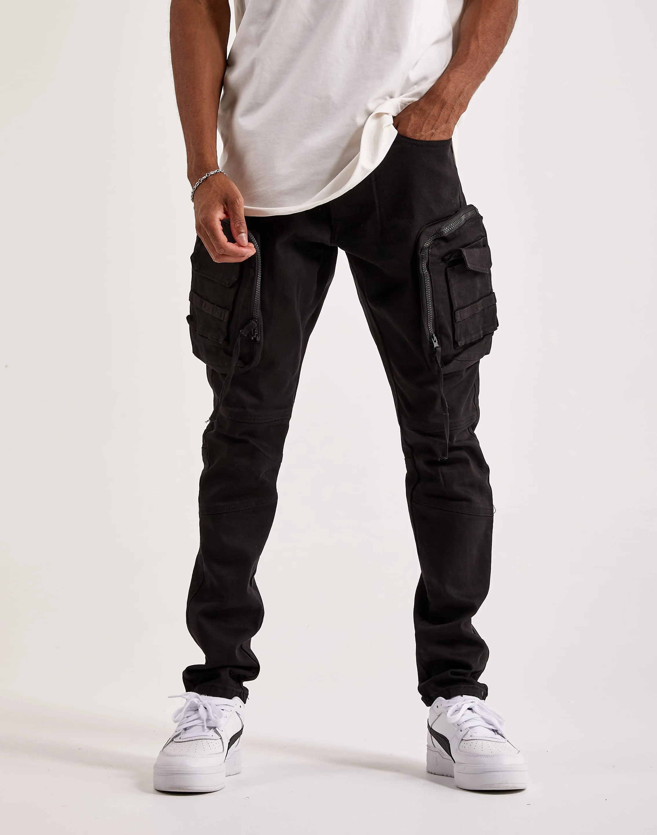 Polyester - used fashion Smoke Rise Twill Moto Cargo Pants Free shipping offers