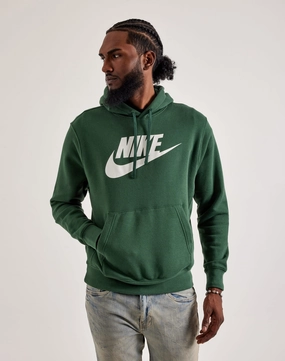 Polyester - used fashion Nike Club Fleece Graphic Pullover Hoodie Embroidered fashion
