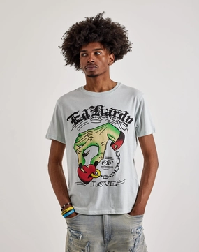 Preppy style items Ed Hardy  Heart Hand Short Sleeve Tee Classic fashion pieces