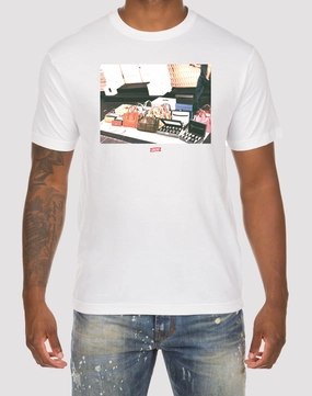 Printed fashion Akoo Bam White Tee Seasonal wear