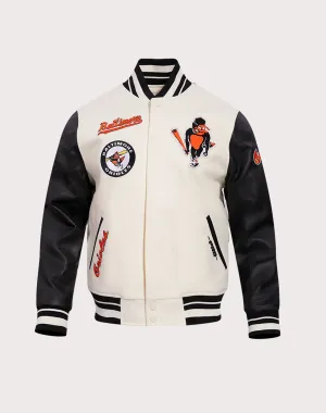 Pro Standard Baltimore Orioles Retro Classic Rib Wool Varsity Jacket Fashion culture Fashion subscription services