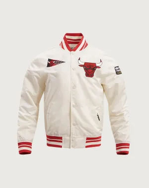 Pro Standard Chicago Bulls Retro Classic Rib Satin Jacket Swimwear selections Fashion subscription services