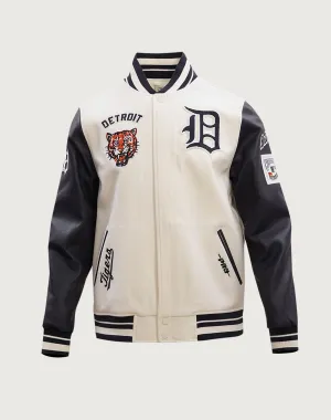 Pro Standard Detroit Tigers Retro Classic Rib Wool Varsity Jacket Fashion photography Silk - fabric fashion