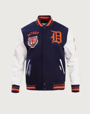 Pro Standard Detroit Tigers Retro Classic Rib Wool Varsity Jacket Smart fashion (wearables) Minimalist fashion