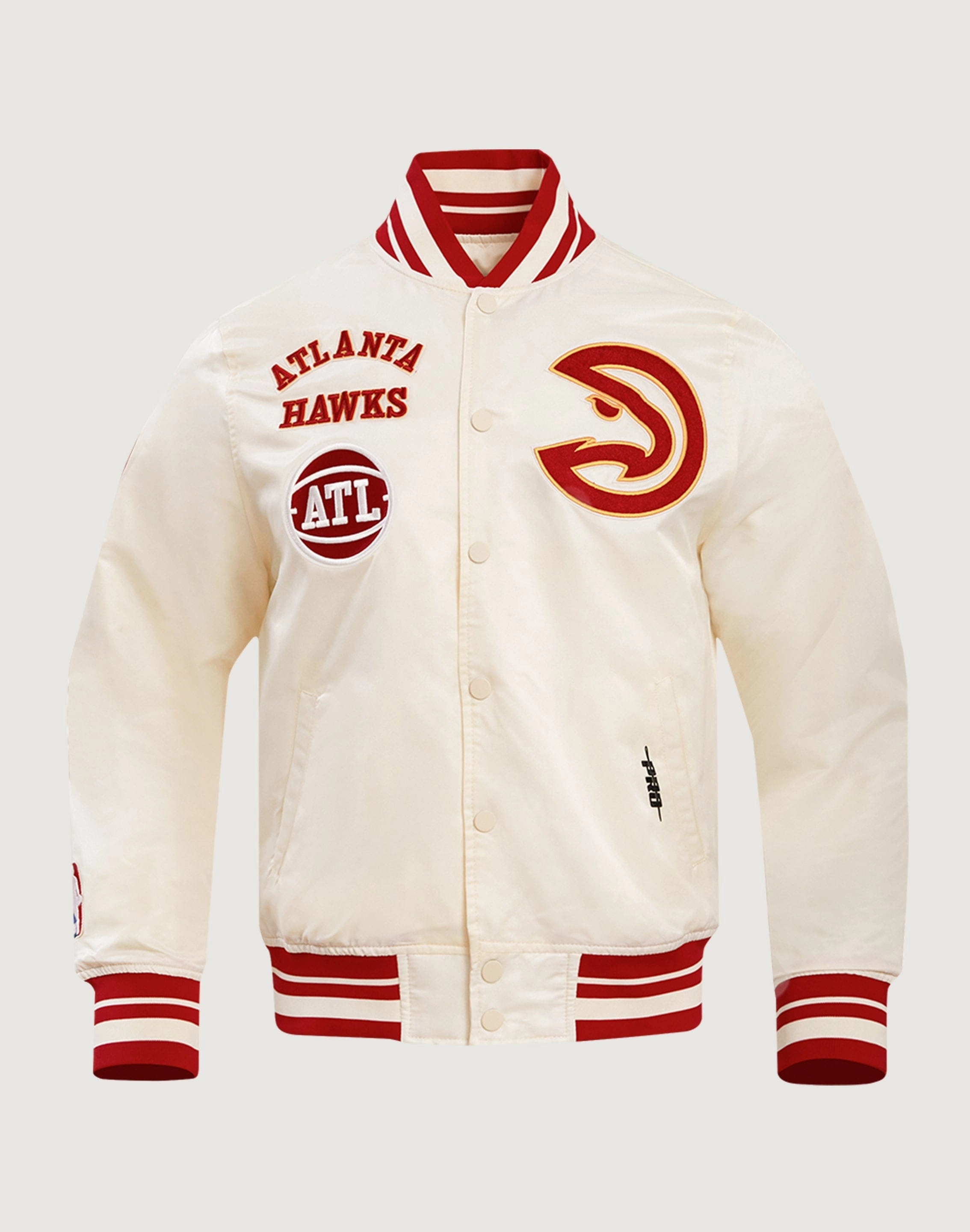 Pro Standard Atlanta Hawks Retro Classic Rib Satin Jacket Clothing types Fashion accessories
