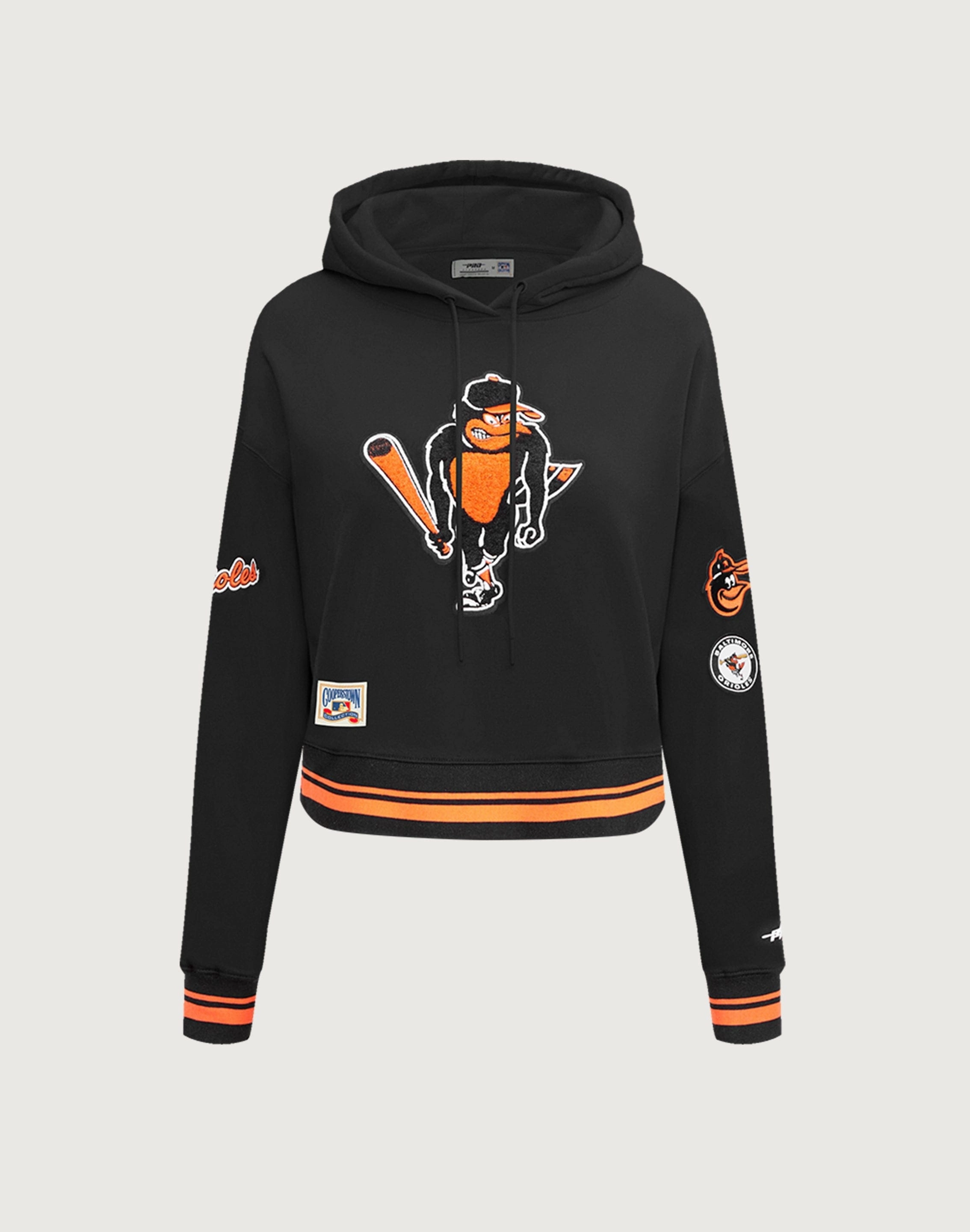 Pro Standard Baltimore Orioles Retro Classic Rib Cropped Hoodie Patterned fashion (floral, stripes, etc.) Activewear gear