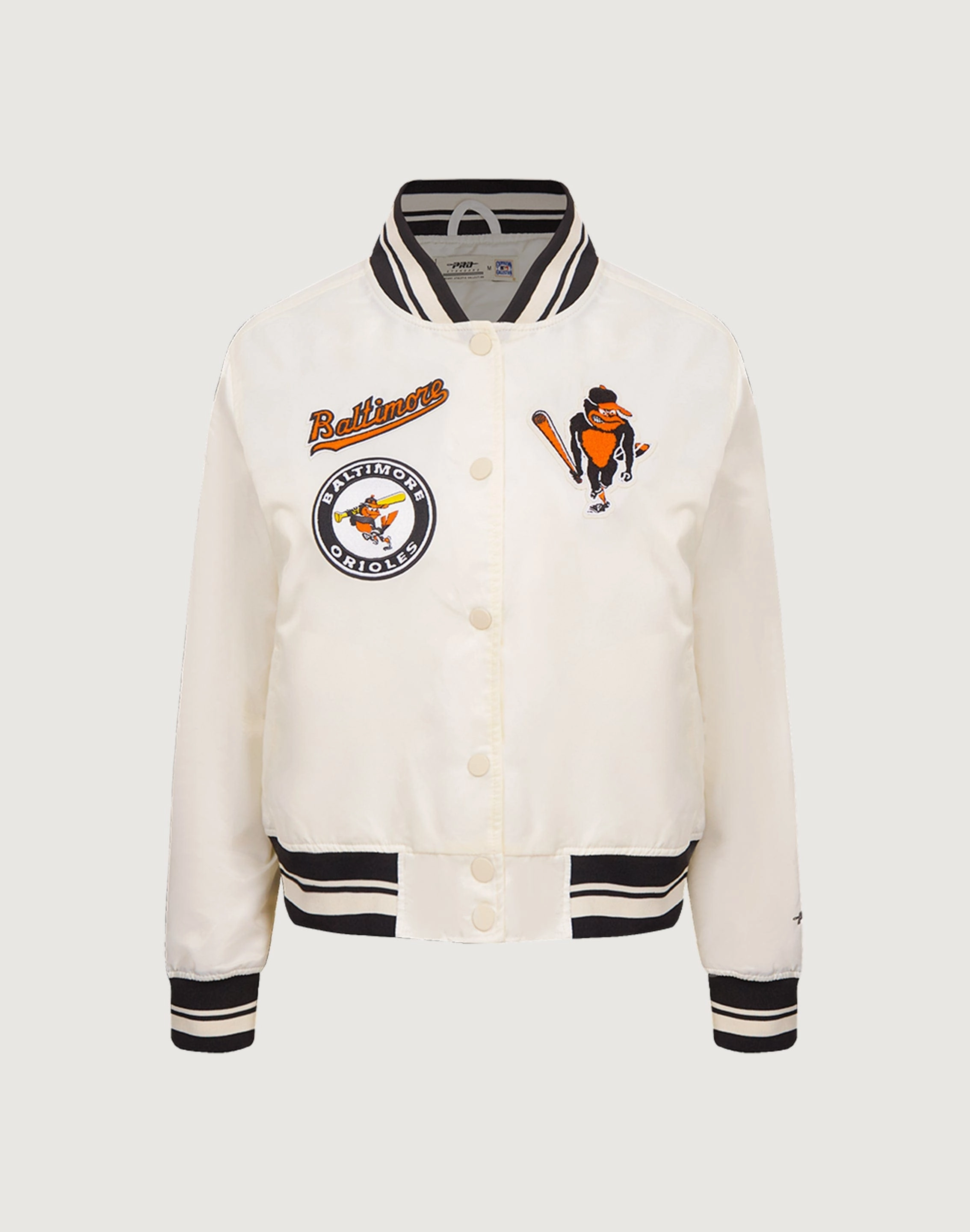 Pro Standard Baltimore Orioles Retro Classic Rib Satin Jacket Athleisure fashion Cotton - made fashion