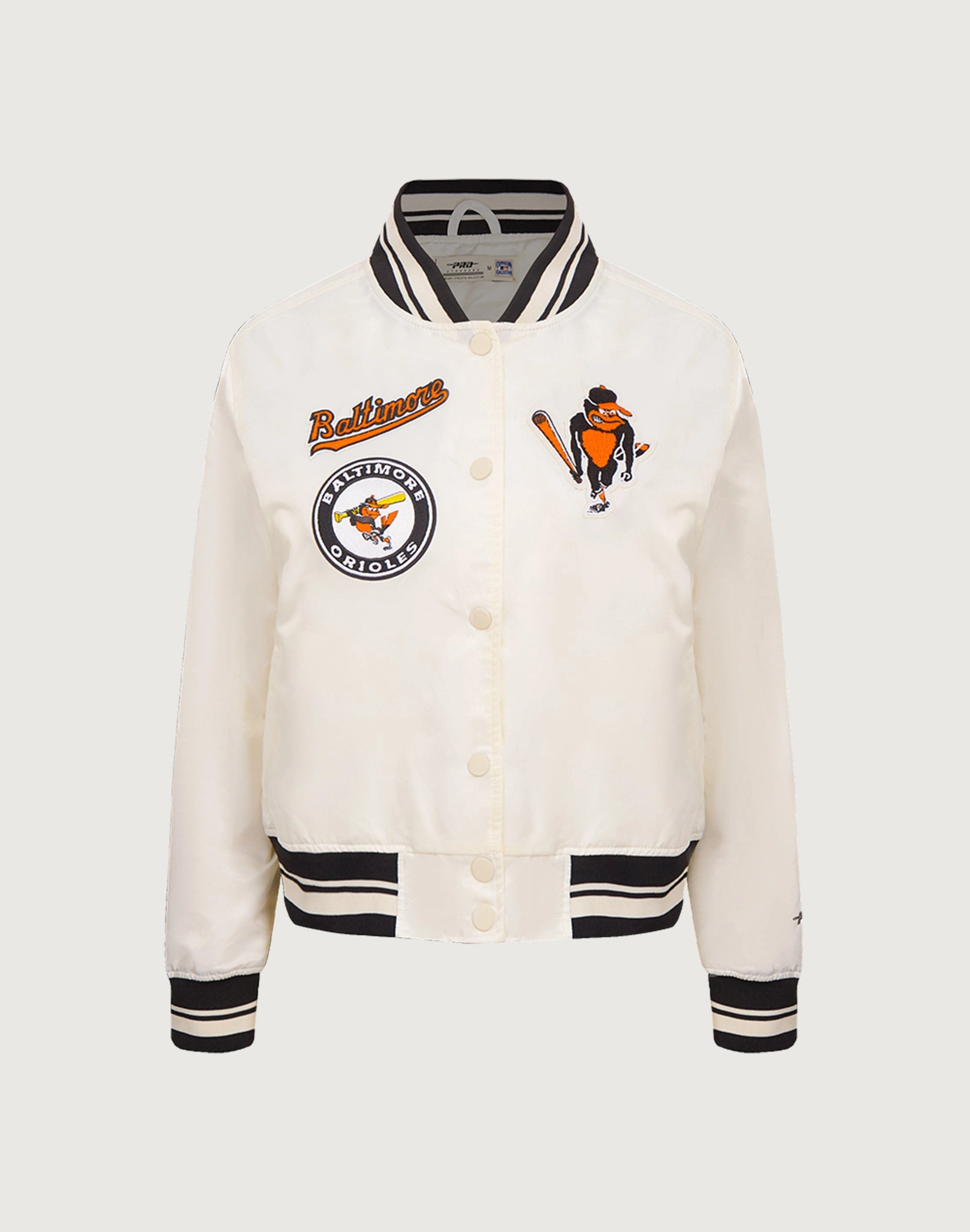 Denim - based fashion Pro Standard Baltimore Orioles Retro Classic Rib Satin Jacket Polyester - used fashion