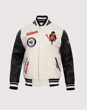 Pro Standard Baltimore Orioles Retro Classic Rib Wool Varsity Jacket Athleisure fashion Stylish products