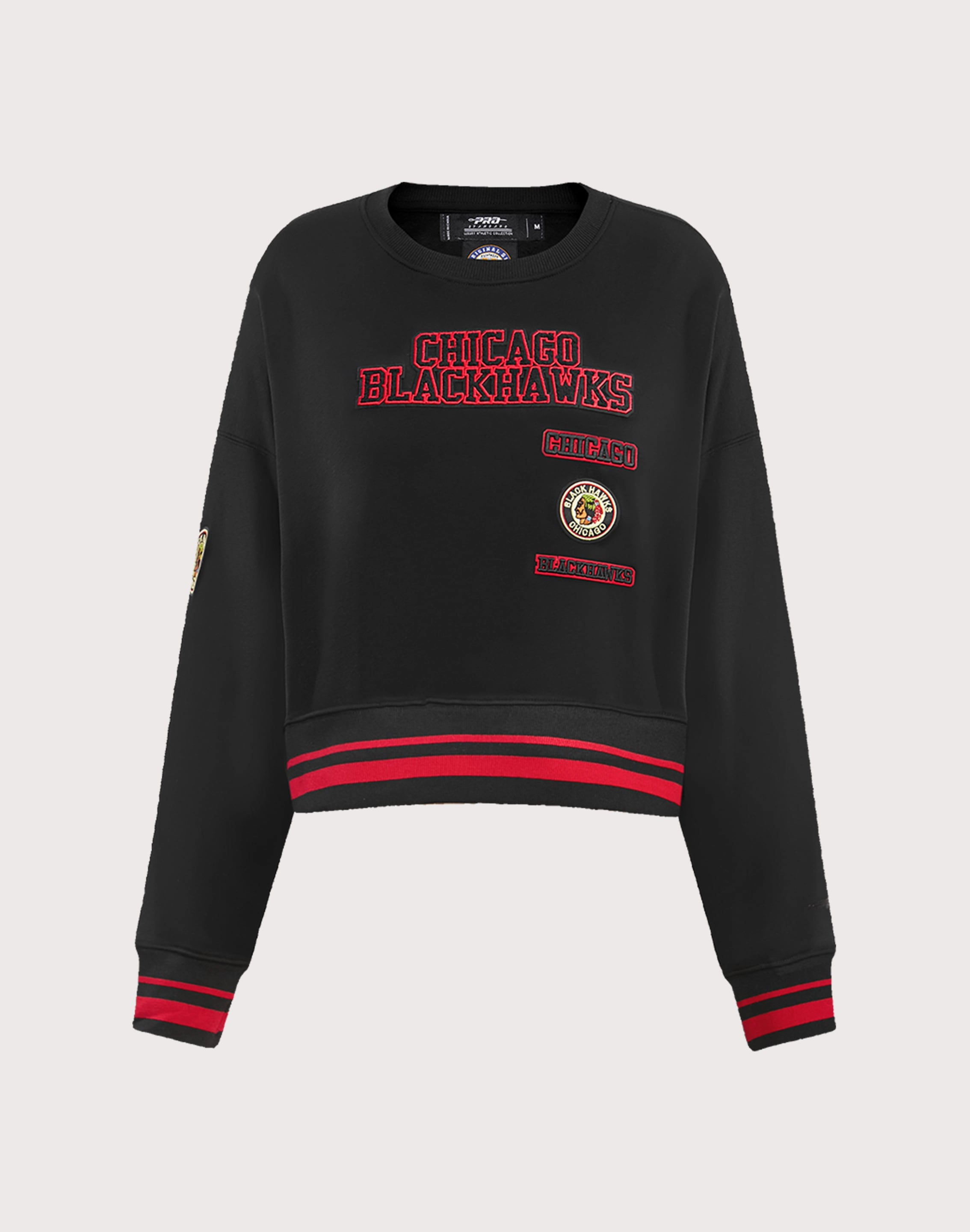 Pro Standard Chicago Blackhawks Retro Classic Rib Crewneck Fashion care (washing, ironing, etc.) Fashion influencers' recommendations