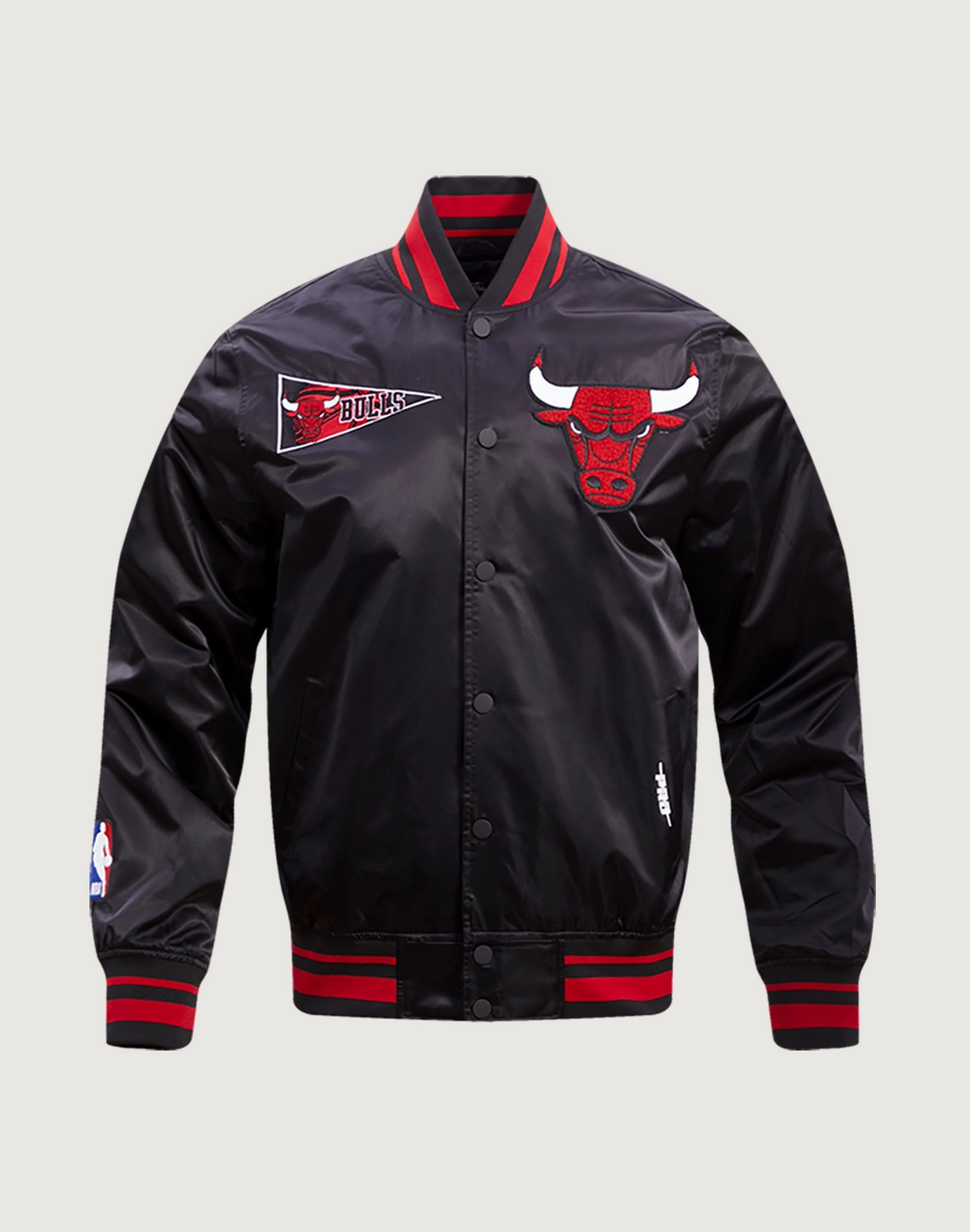 Pro Standard Chicago Bulls Retro Classic Rib Satin Jacket Fashion for all body types Fashion brands