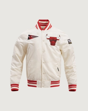Pro Standard Chicago Bulls Retro Classic Rib Satin Jacket Swimwear selections Fashion subscription services