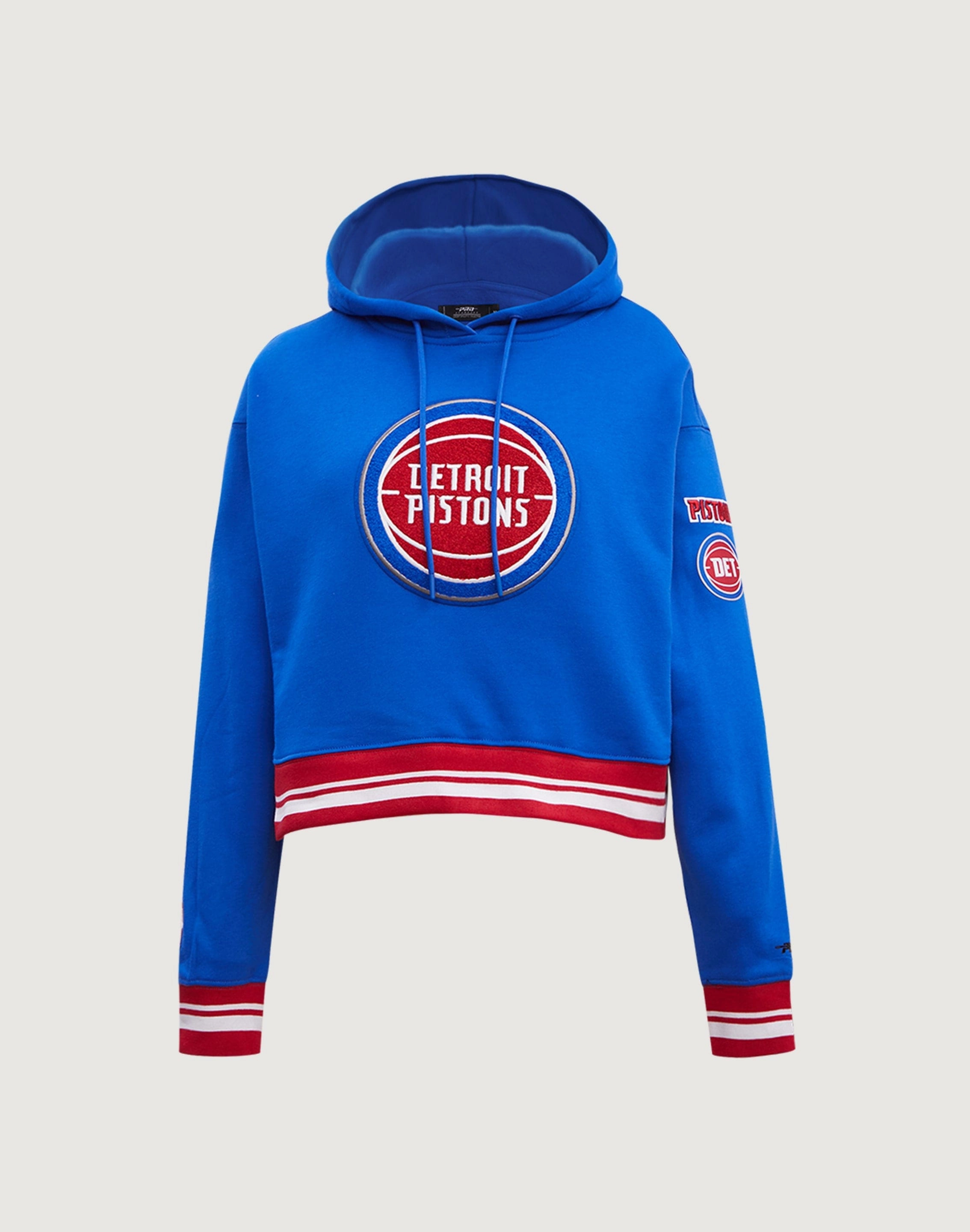 Pro Standard Detroit Pistons Retro Classic Rib Cropped Hoodie Fashion bloggers' picks Luxury fashion items