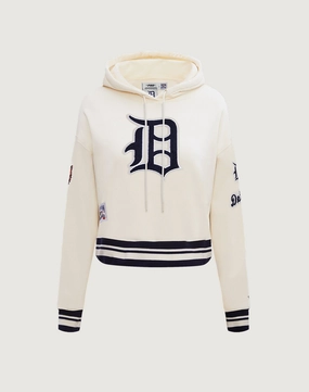 Pro Standard Detroit Tigers Retro Classic Rib Cropped Hoodie Fashionable goods Fashion on sale