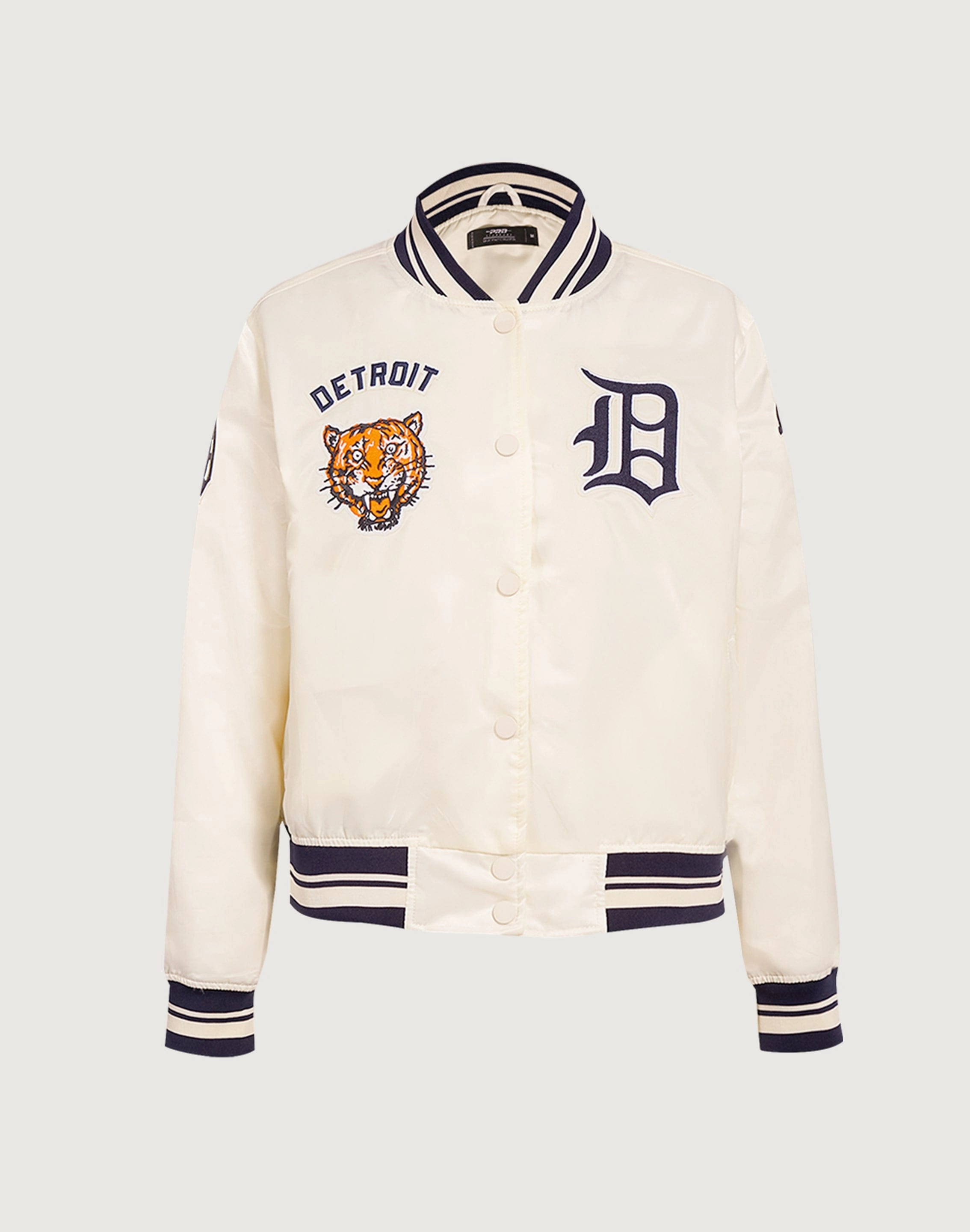Fashion technology Pro Standard Detroit Tigers Retro Classic Rib Satin Jacket Fashion catalog