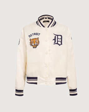 Pro Standard Detroit Tigers Retro Classic Rib Satin Jacket Sustainable fashion Lace - detailed fashion