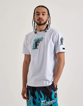 Pro Standard Florida Marlins Flame Tee Free shipping offers Fashion storage (wardrobes, hangers, etc.)