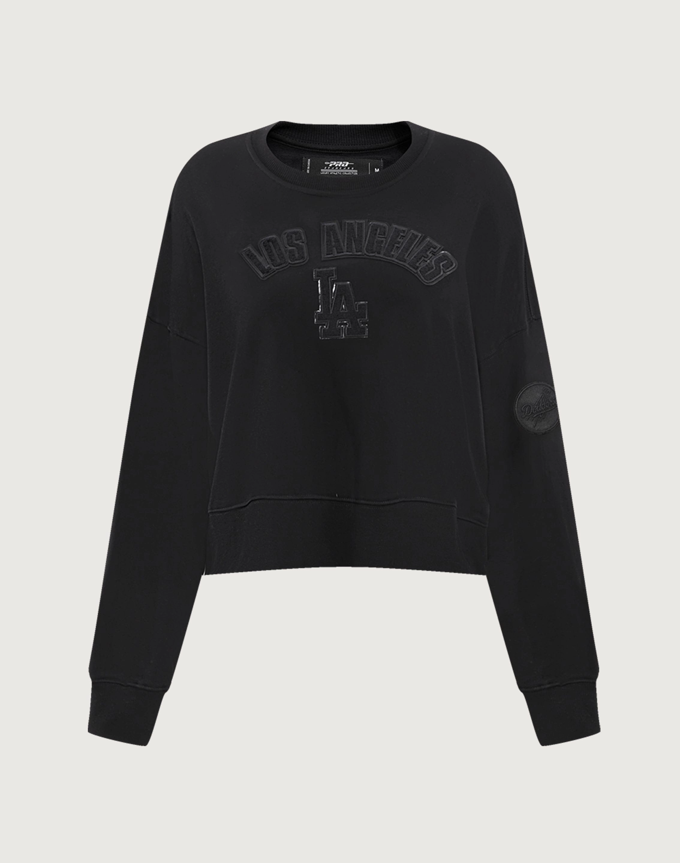 Pro Standard Los Angeles Dodgers Triple Black Crewneck Swimwear selections Fashion must - haves