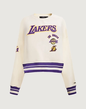 Pro Standard Los Angeles Lakers Retro Classic Crewneck Everyday wear Minimalist fashion