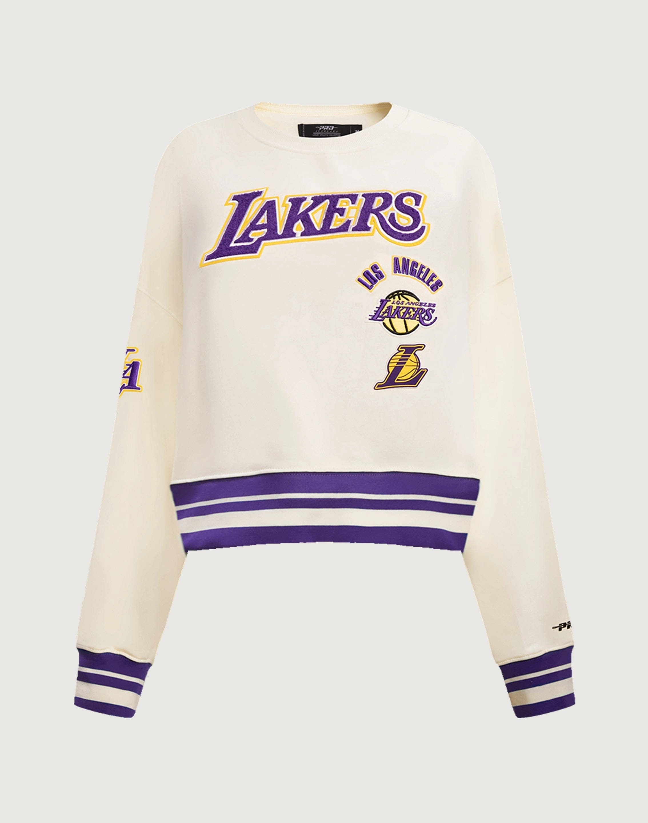 Pro Standard Los Angeles Lakers Retro Classic Crewneck Military - inspired fashion Comfortable apparel