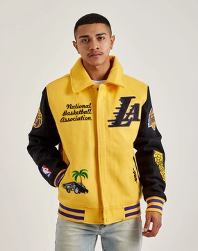 Pro Standard Los Angeles Lakers Varsity Jacket Apparel finds Fashion must - haves