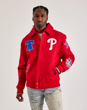 Retro fashion finds Pro Standard Philadelphia Phillies Varsity Jacket Smart casual wear