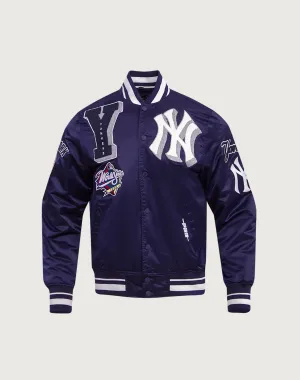 Runway fashion Pro Standard New York Yankees Mashup Rib Satin Jacket Smart casual wear