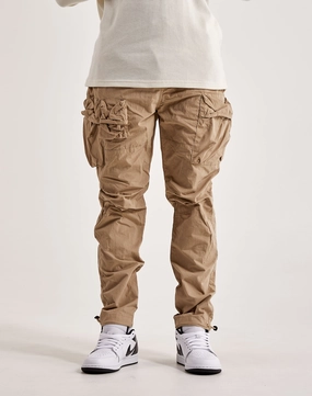 Runway fashion Smoke Rise Utility Peach Nylon Cargo Pants Business casual wear