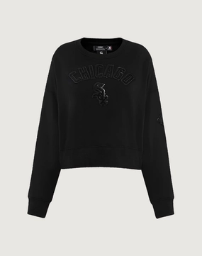 Seasonal wear Pro Standard Chicago White Sox Triple Black Crewneck Fashion essentials