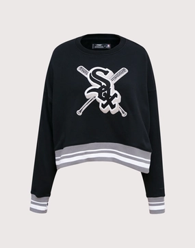 Silk - fabric fashion Pro Standard Chicago White Sox Mashup Rib Crewneck Style statements
