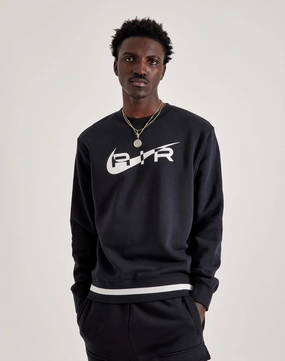 Smart casual wear Nike Air Fleece Crewneck Sweatshirt Fashion essentials